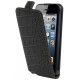 Etui Folio noir pour Apple iPhone 5/5S/SE