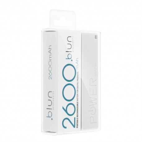 Batterie de secours 2600mAh Blanc