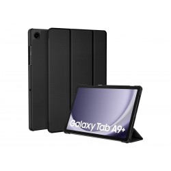Etui folio noir pour Samsung Galaxy Tab A9 Plus